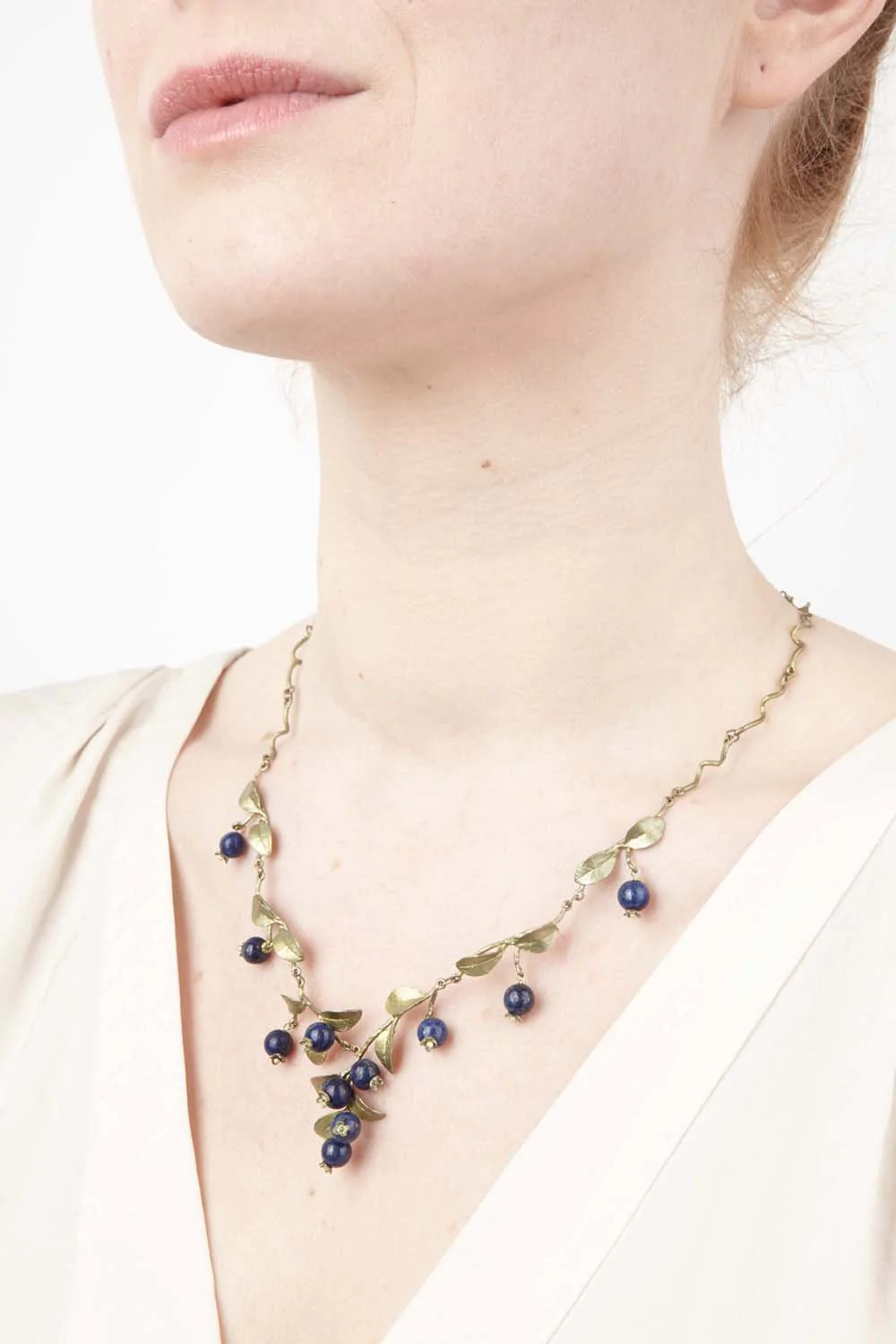 Michael Michaud作品❤️ブルーベリーネックレス Michael Michaud Clover Necklace — The Jewel